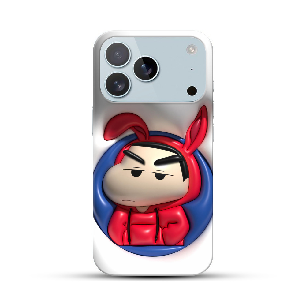 うさぎ耳フードのキャラ iPhone 17 Proオリジナルハードケース