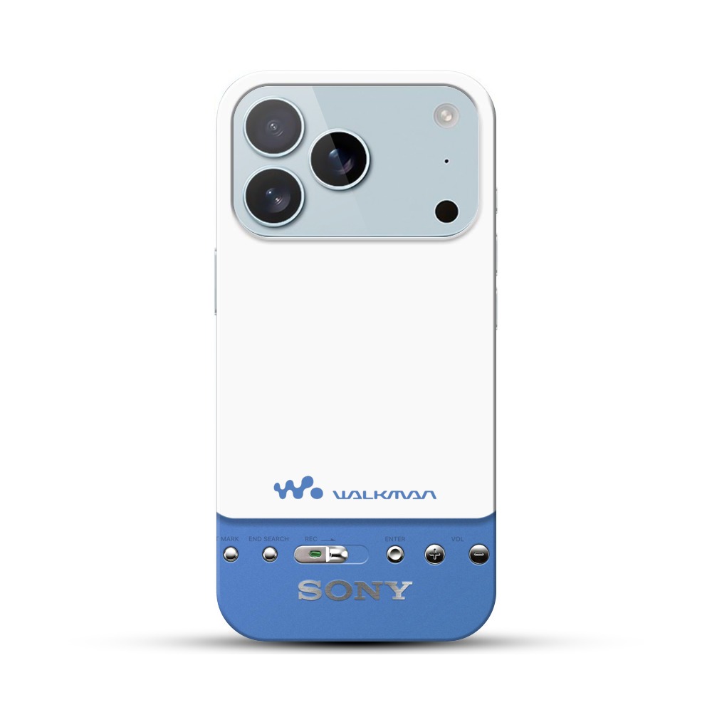 ウォークマンロゴ背景 iPhone 17 Proオリジナルハードケース