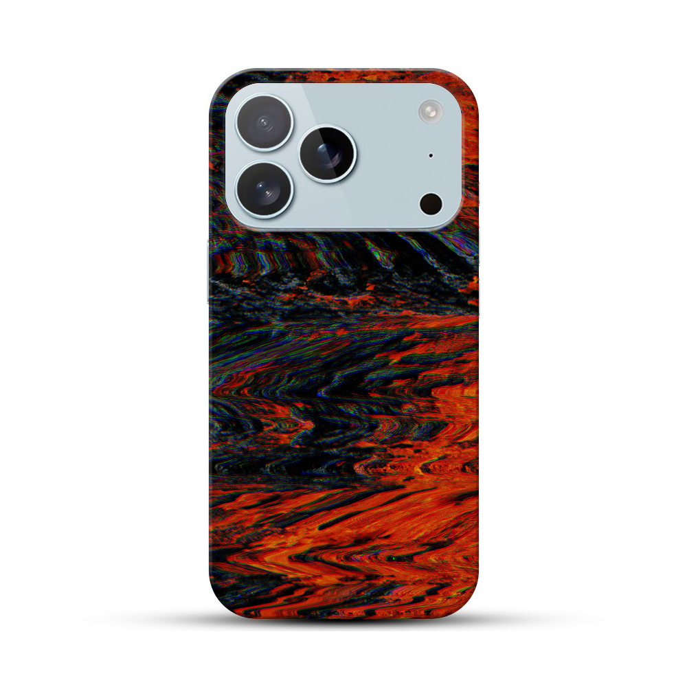 溶岩の模様 iPhone 17 Proオリジナルハードケース