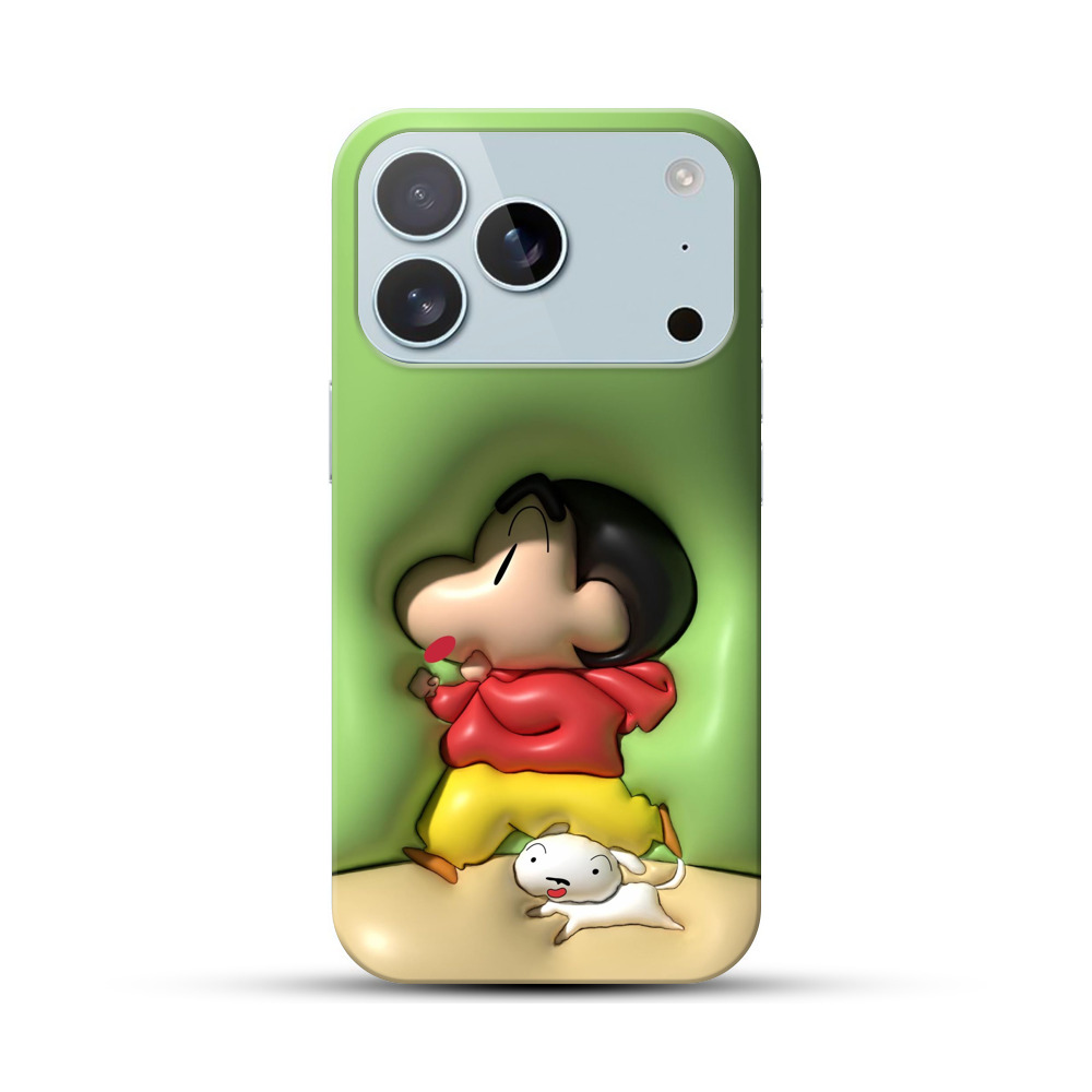 ユニークキャラクターシルエット iPhone 17 Proオリジナルハードケース