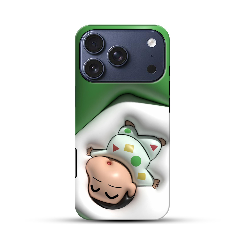 赤ちゃんベビー服イラスト iPhone 17 Proオリジナルハ耐衝撃ケース