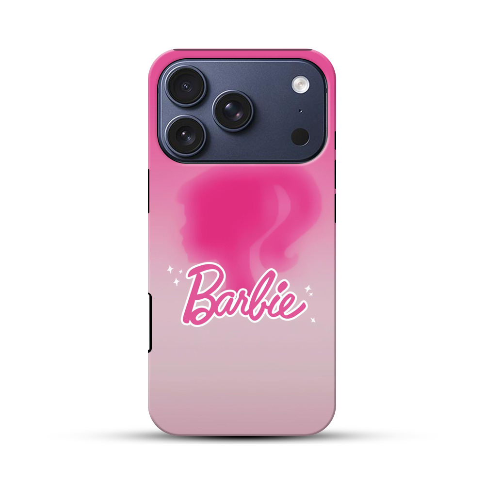 ピンクバービーシルエット iPhone 17 Proオリジナルハ耐衝撃ケース