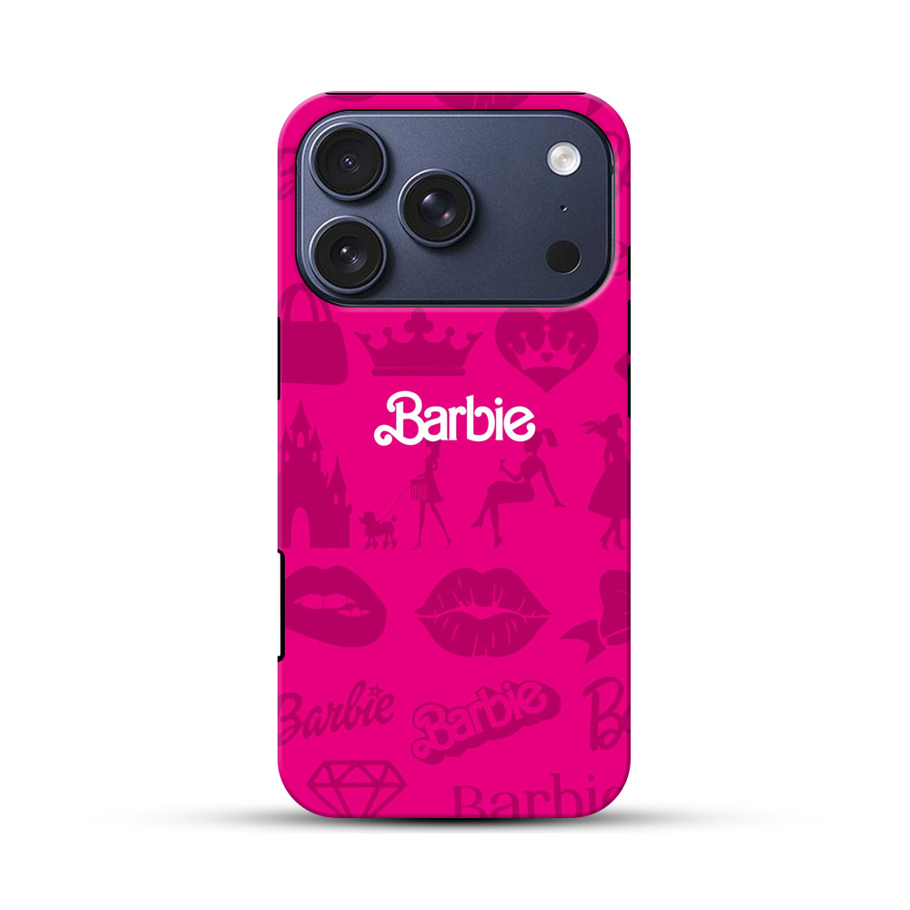 華やかバービーデザイン iPhone 17 Proオリジナルハ耐衝撃ケース