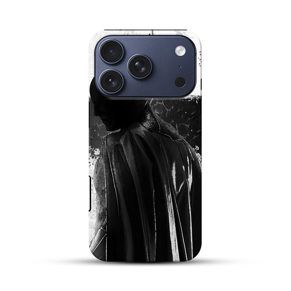 バットマンシルエット iPhone 17 Proオリジナルハ耐衝撃ケース