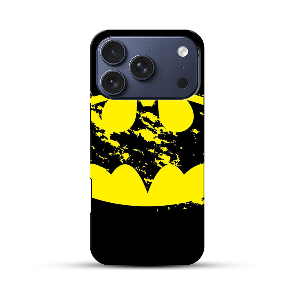 バットマンロゴグランジ iPhone 17 Proオリジナルハ耐衝撃ケース