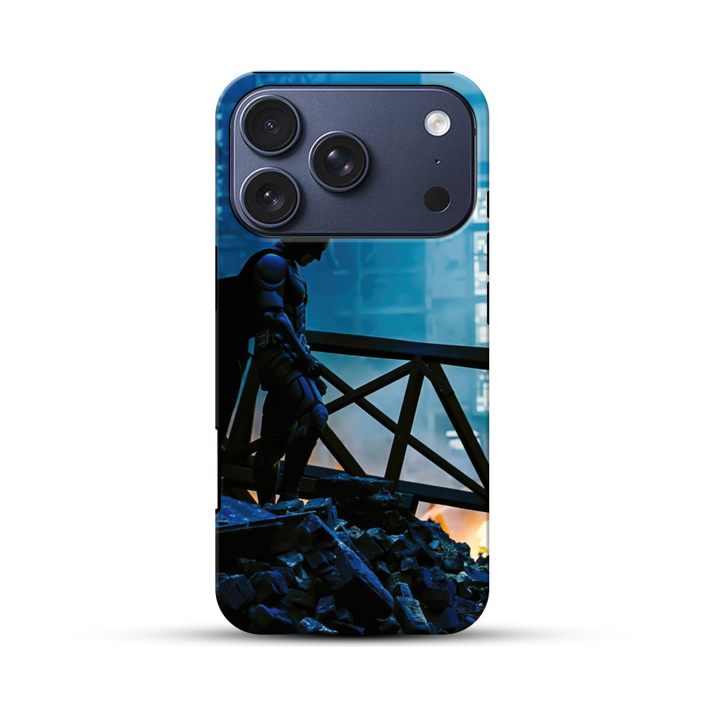 バットマン廃墟の影 iPhone 17 Proオリジナルハ耐衝撃ケース