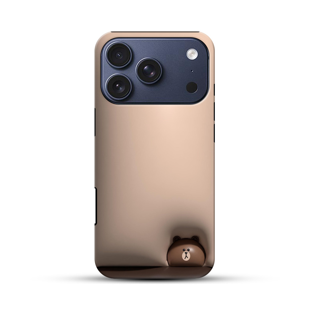 ベージュグラデーション iPhone 17 Proオリジナルハ耐衝撃ケース