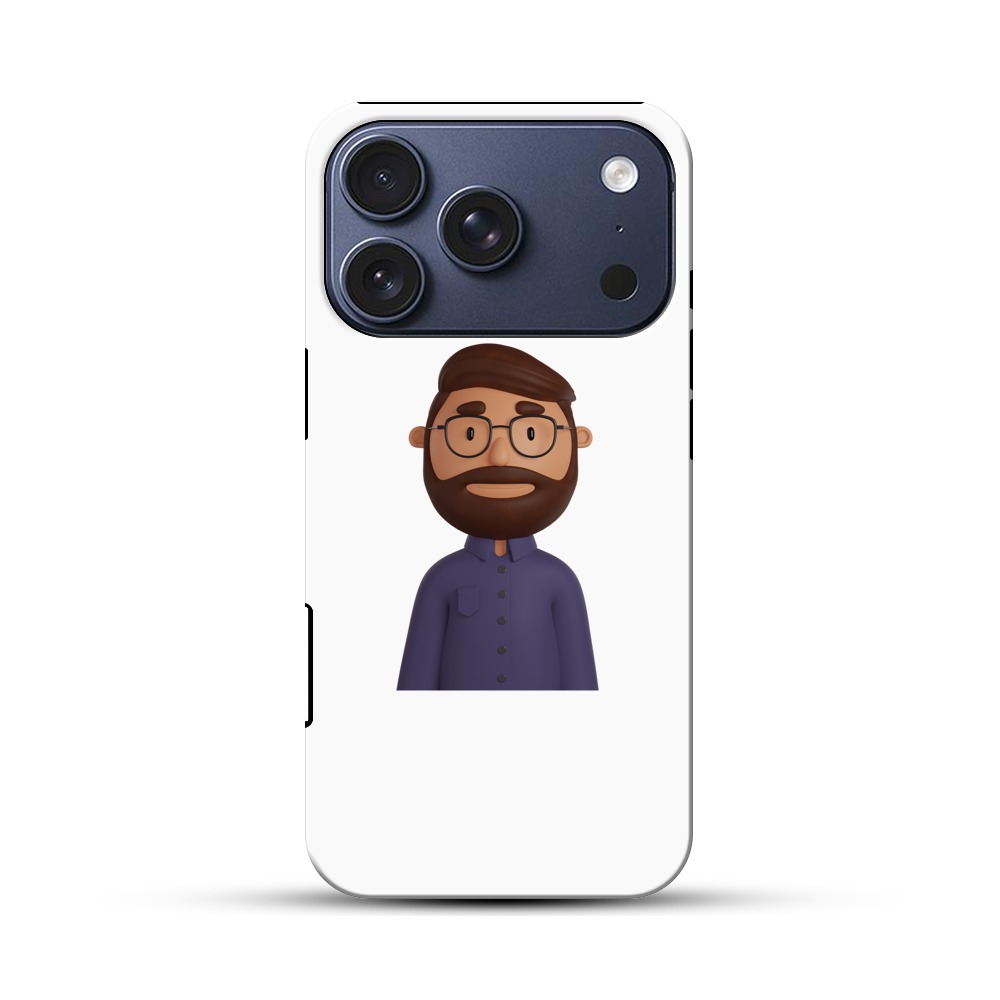 ビジネスマンのイラスト iPhone 17 Proオリジナルハ耐衝撃ケース