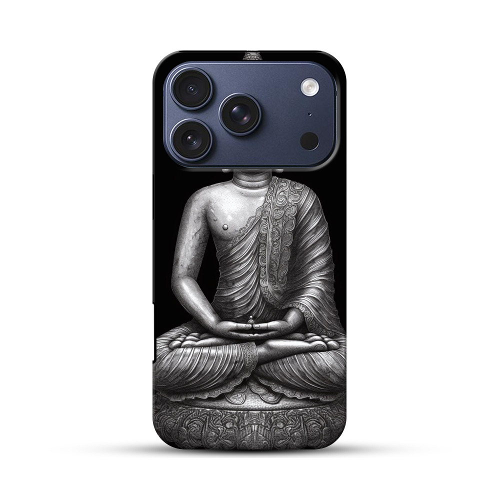 瞑想の仏像 iPhone 17 Proオリジナルハ耐衝撃ケース