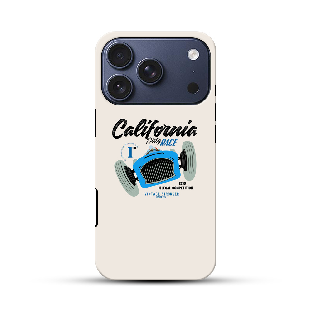 カリフォルニアのヴィンテージレースカー iPhone 17 Proオリジナルハ耐衝撃ケース