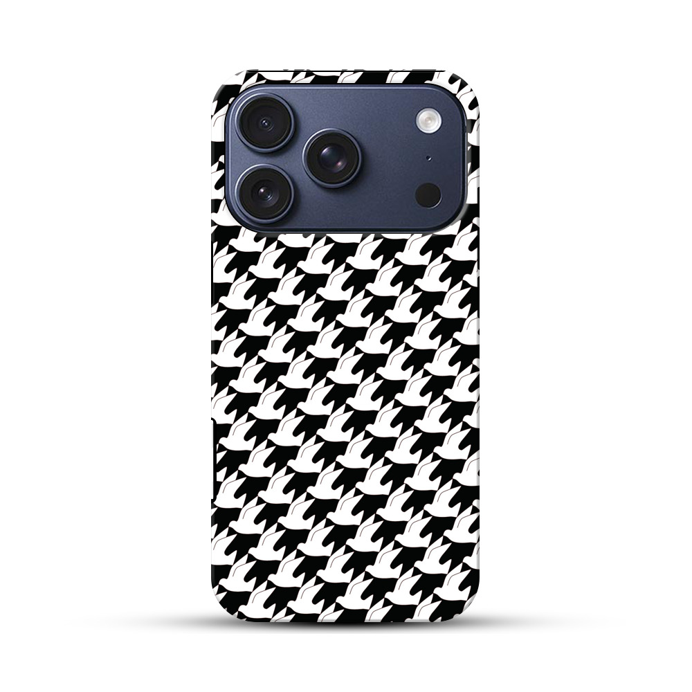 千鳥格子模様 iPhone 17 Proオリジナルハ耐衝撃ケース