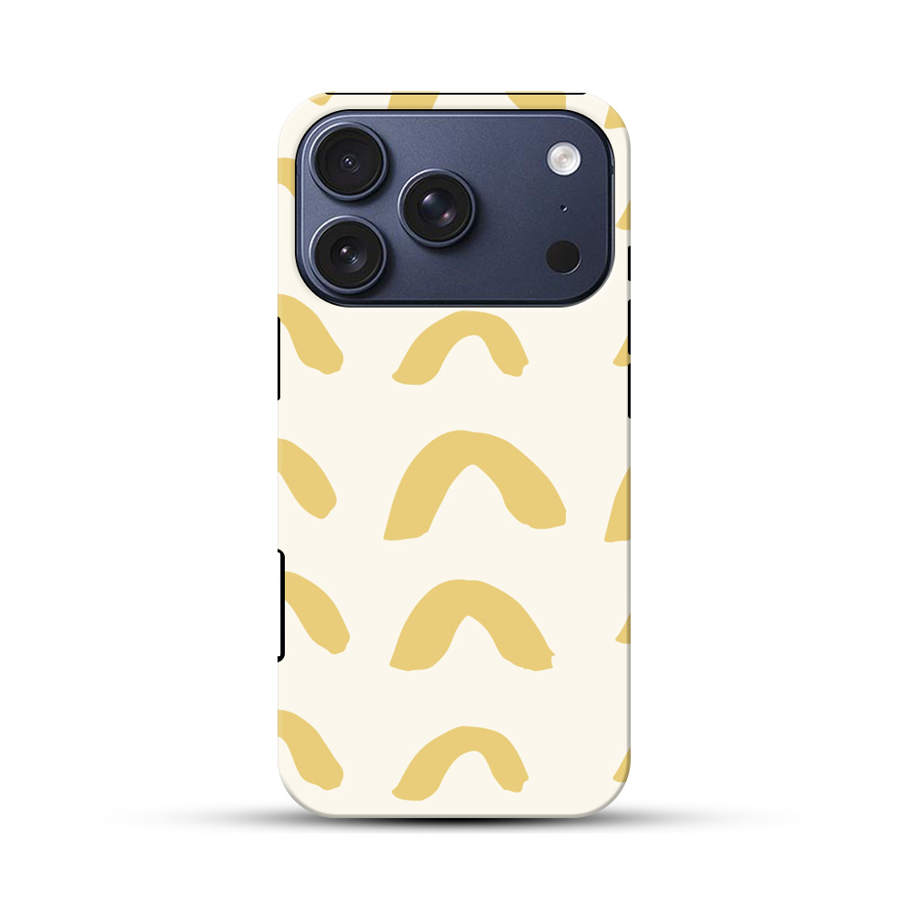 抽象的なアーチ模様 iPhone 17 Proオリジナルハ耐衝撃ケース