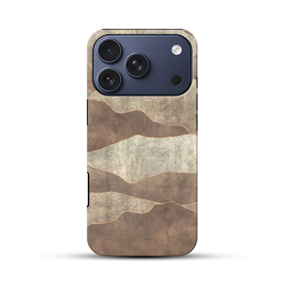 抽象的な模様 iPhone 17 Proオリジナルハ耐衝撃ケース