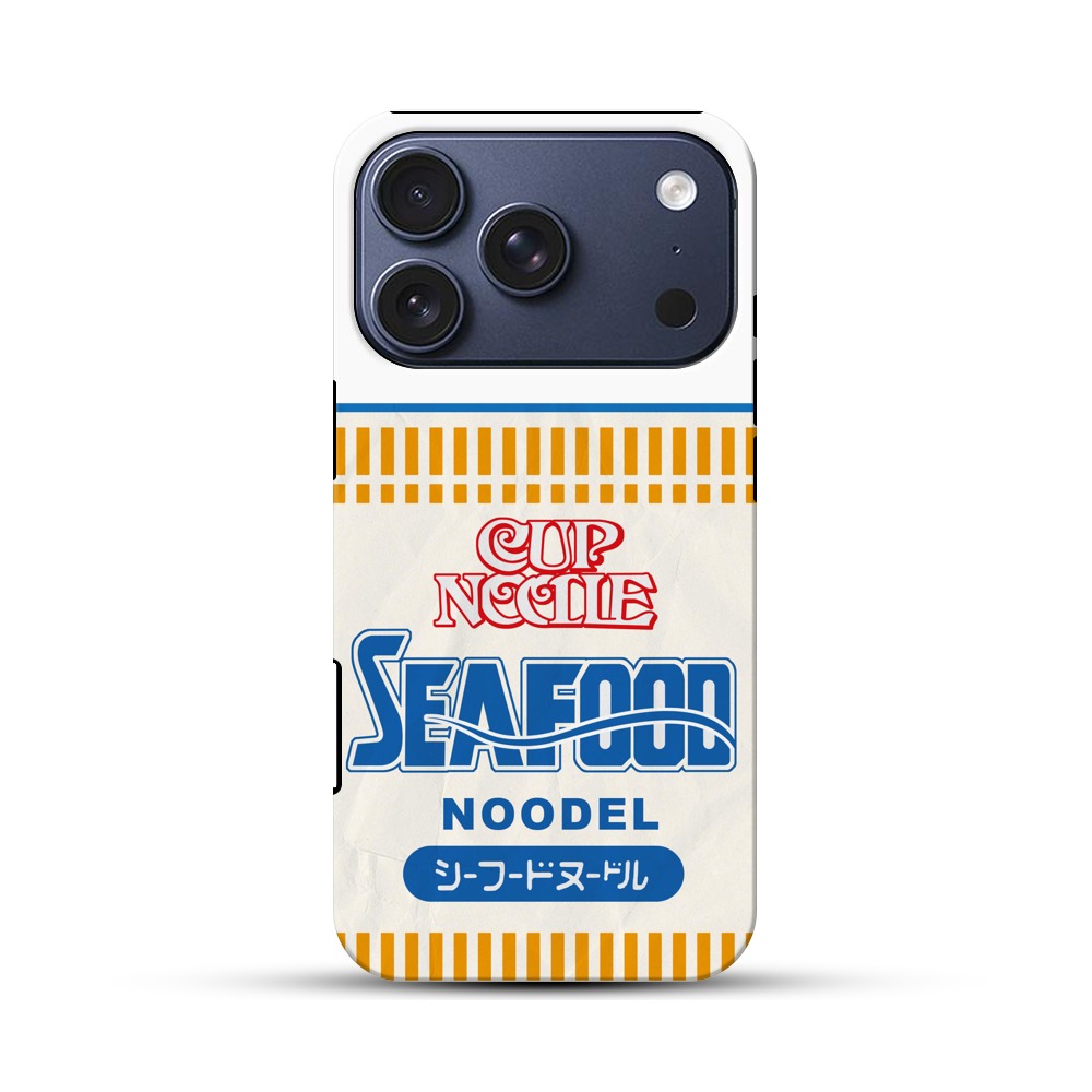 カップヌードルシーフード iPhone 17 Proオリジナルハ耐衝撃ケース