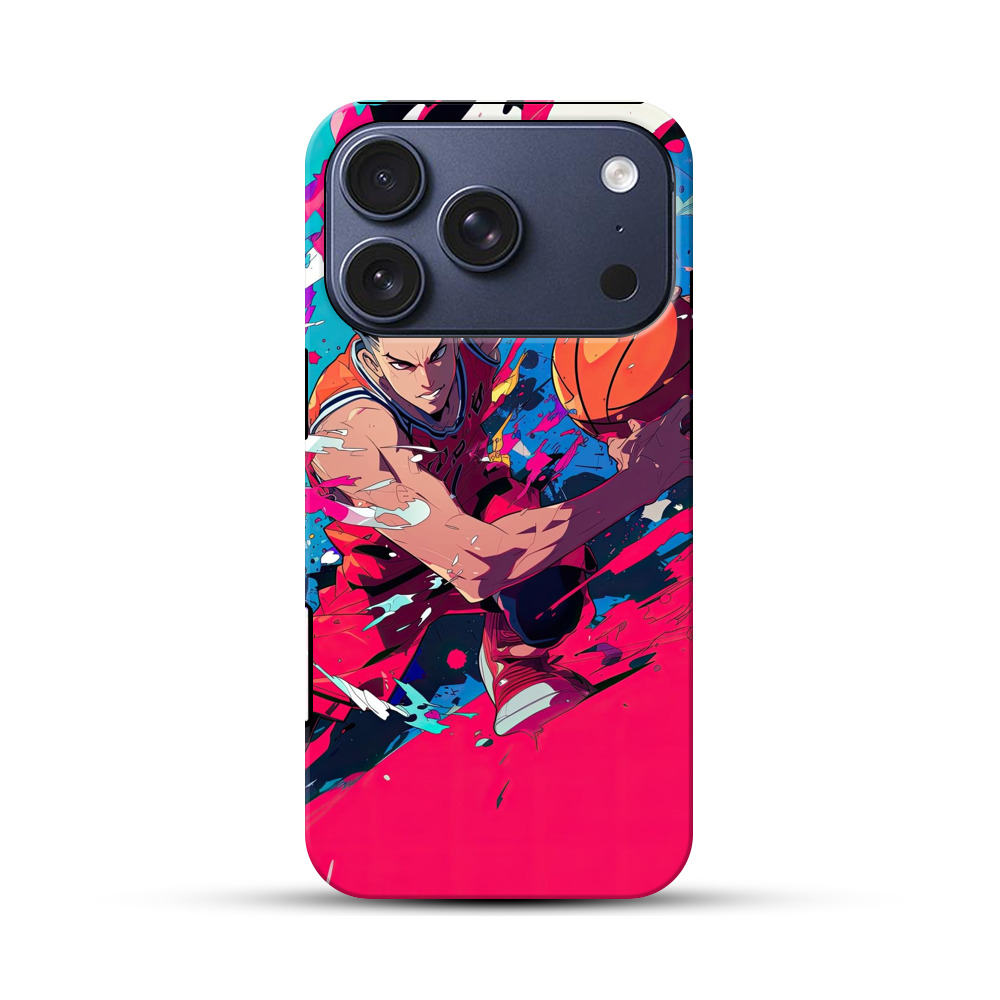 バスケ躍動選手 iPhone 17 Proオリジナルハ耐衝撃ケース