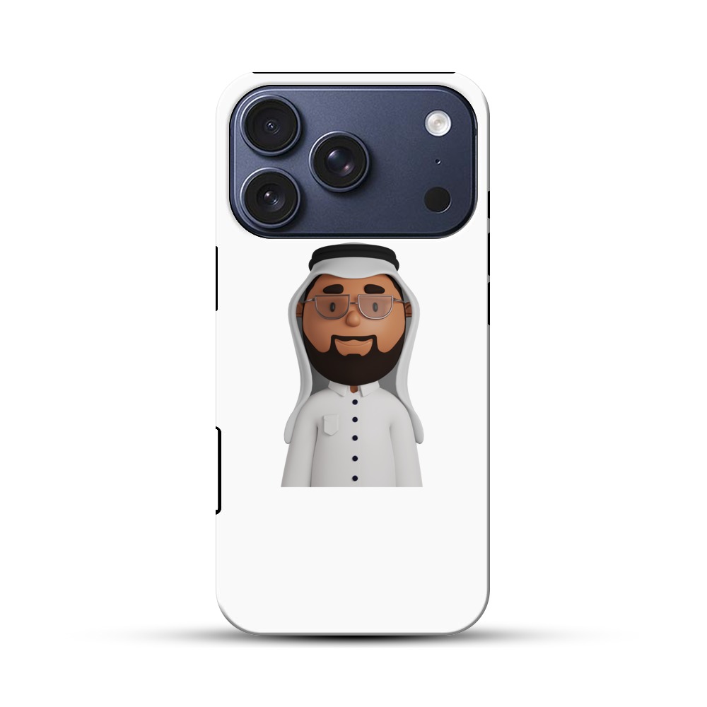 男性のアニメキャラクター iPhone 17 Proオリジナルハ耐衝撃ケース