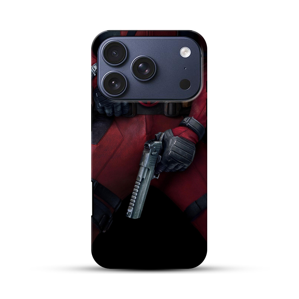 デッドプールの手元 iPhone 17 Proオリジナルハ耐衝撃ケース