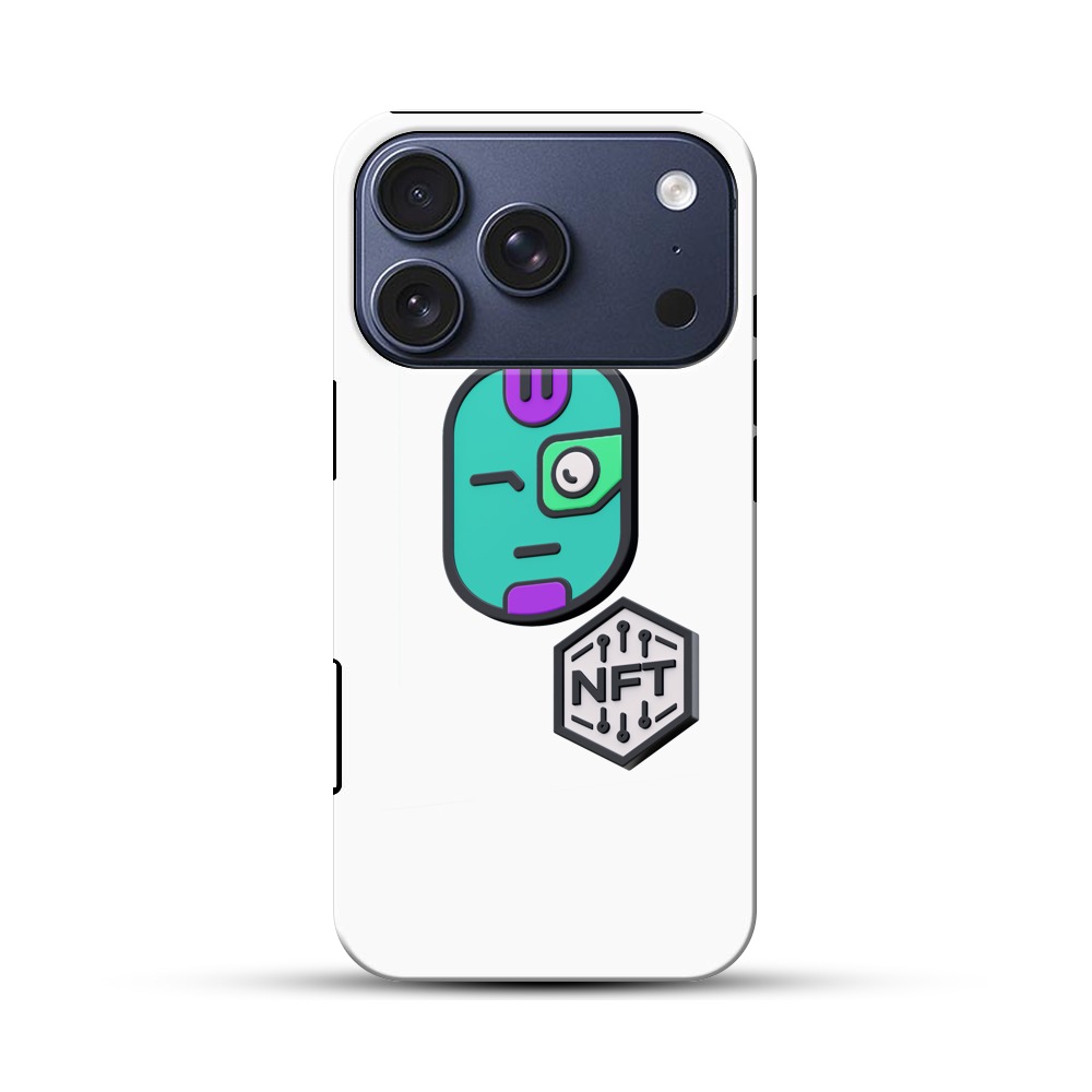 デジタルアートのキャラクター iPhone 17 Proオリジナルハ耐衝撃ケース