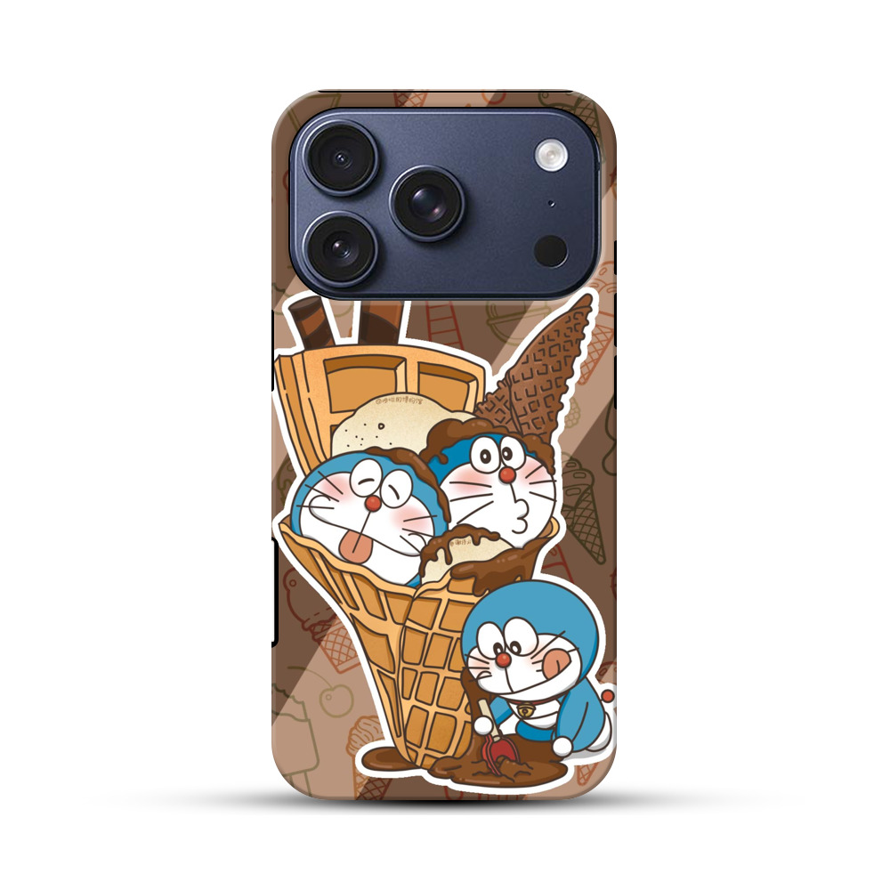 ドラえもんアイスクリーム iPhone 17 Proオリジナルハ耐衝撃ケース