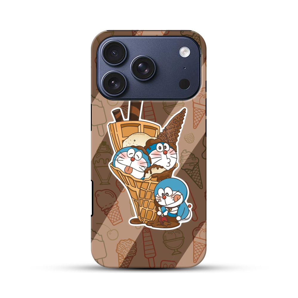 ドラえもんアイスクリーム iPhone 17 Proオリジナルハ耐衝撃ケース