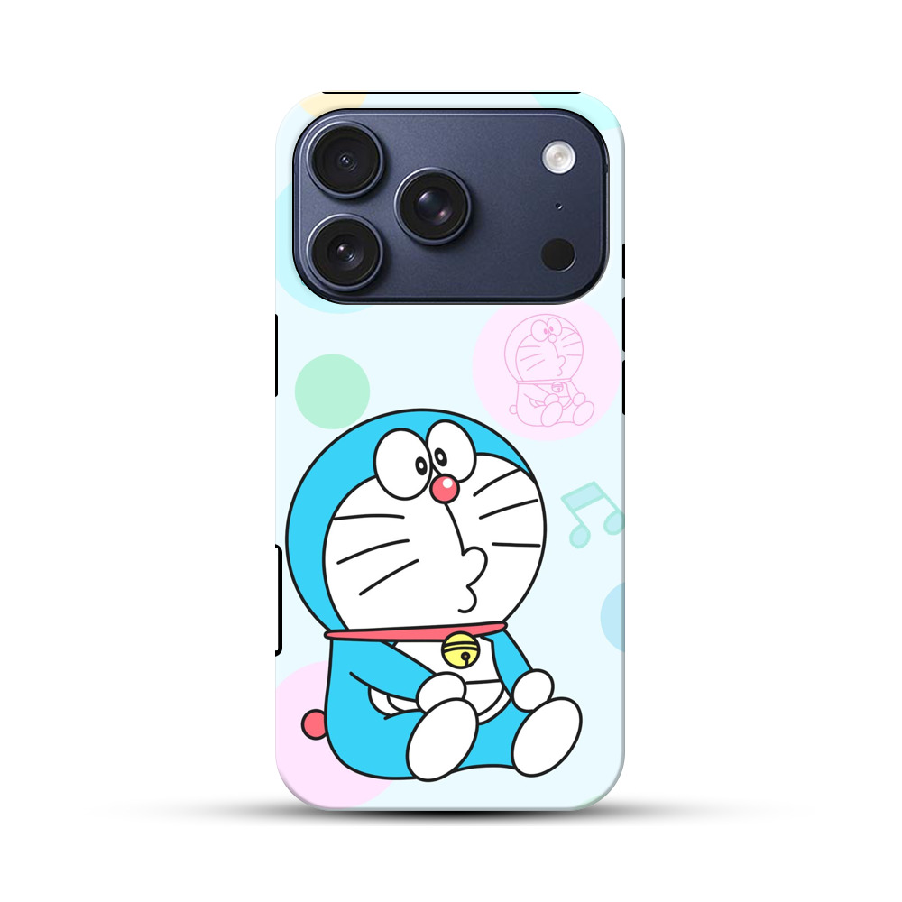 ドラえもんの可愛いイラスト iPhone 17 Proオリジナルハ耐衝撃ケース