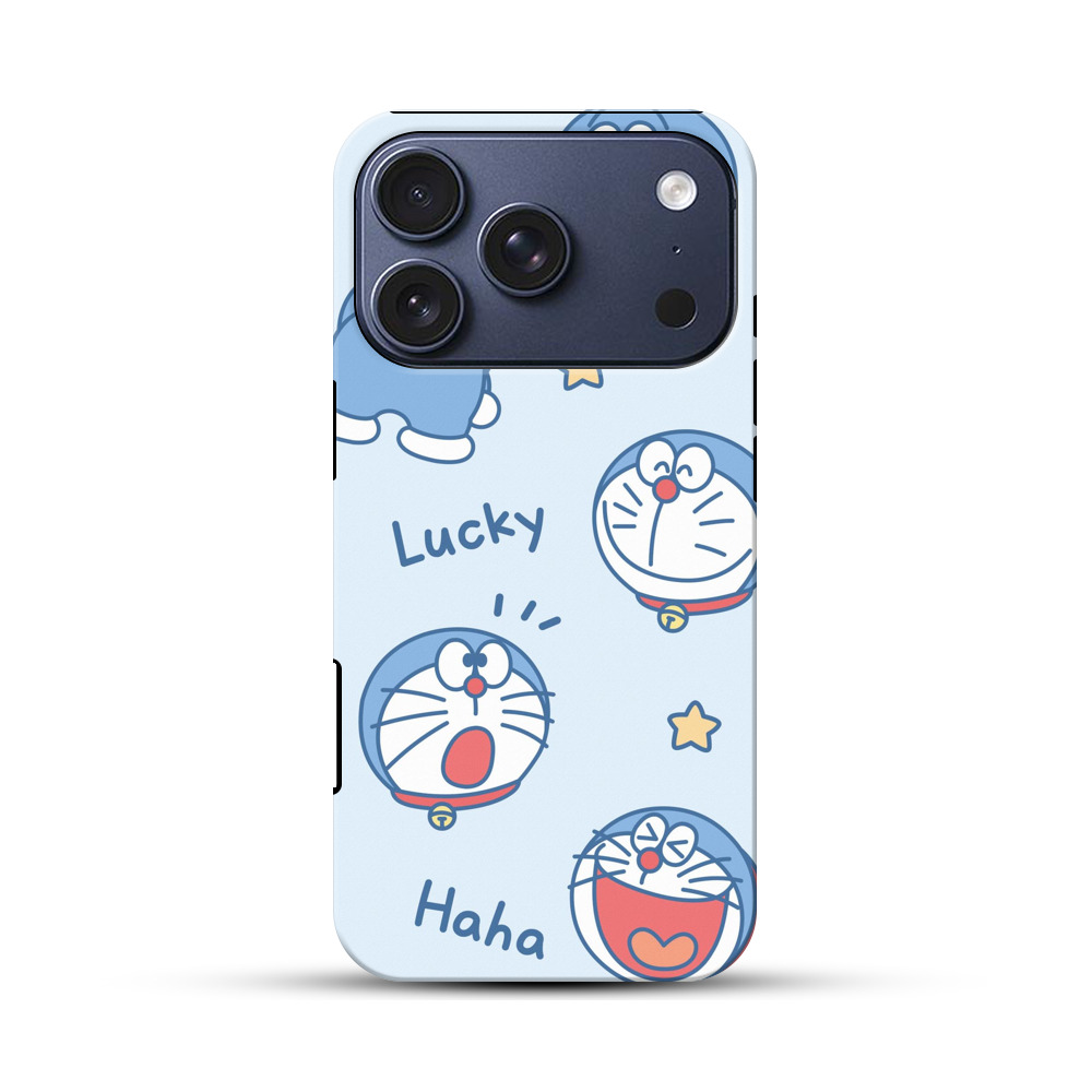 ドラえもんのかわいい表情 iPhone 17 Proオリジナルハ耐衝撃ケース