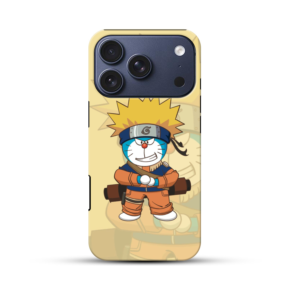 ドラえもんナルト風コスプレ iPhone 17 Proオリジナルハ耐衝撃ケース