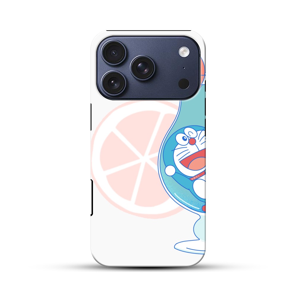 ドラえもんとオレンジ iPhone 17 Proオリジナルハ耐衝撃ケース