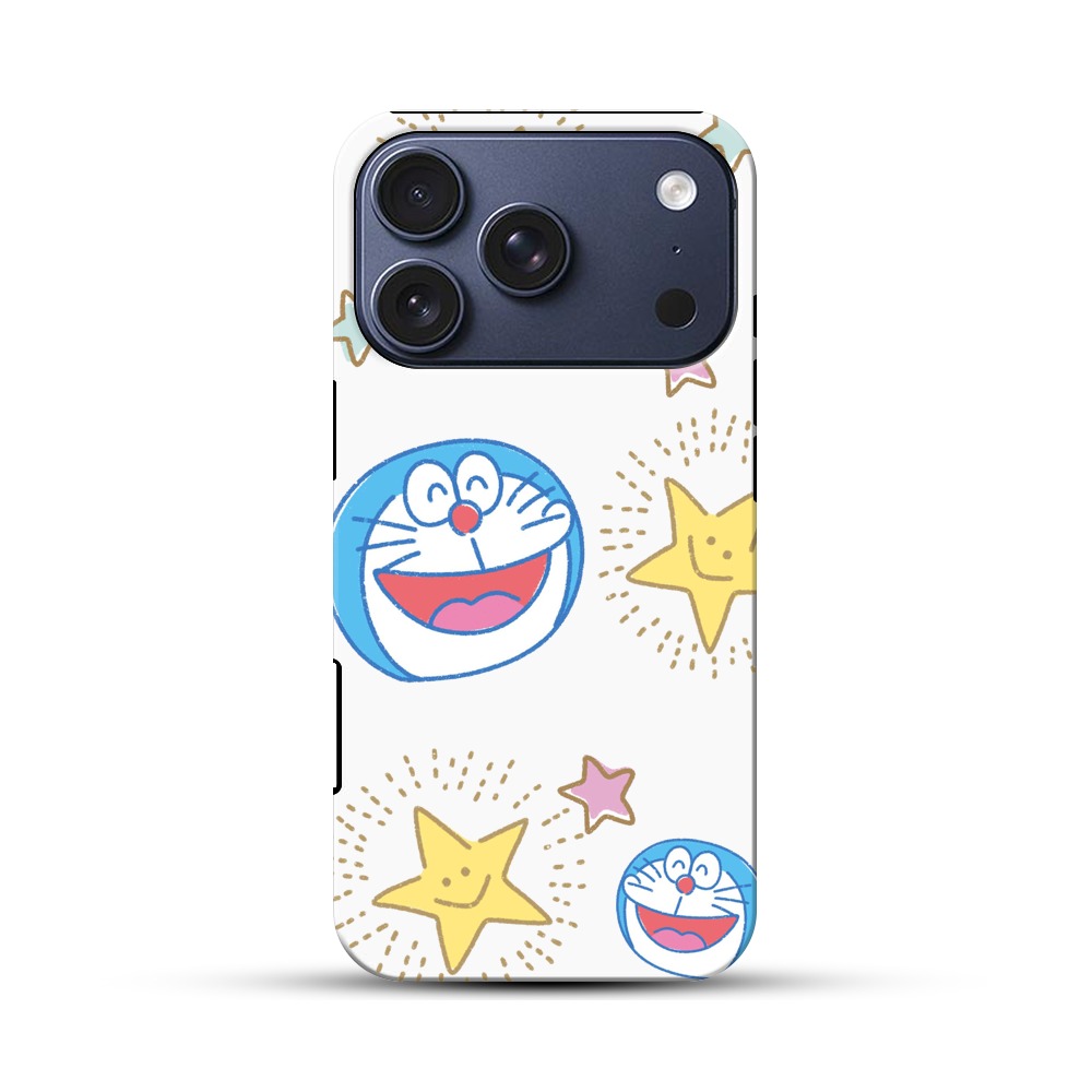 笑顔のドラえもんと星 iPhone 17 Proオリジナルハ耐衝撃ケース