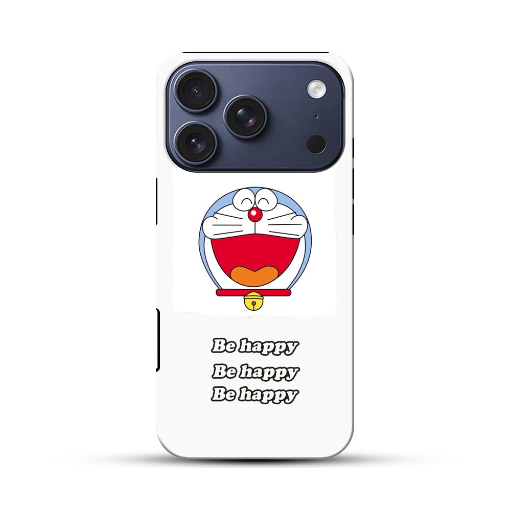 笑うドラえもん顔 iPhone 17 Proオリジナルハ耐衝撃ケース