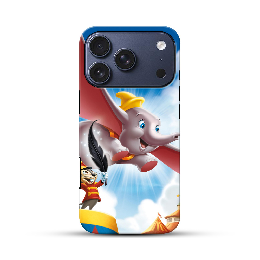 空飛ぶダンボ iPhone 17 Proオリジナルハ耐衝撃ケース