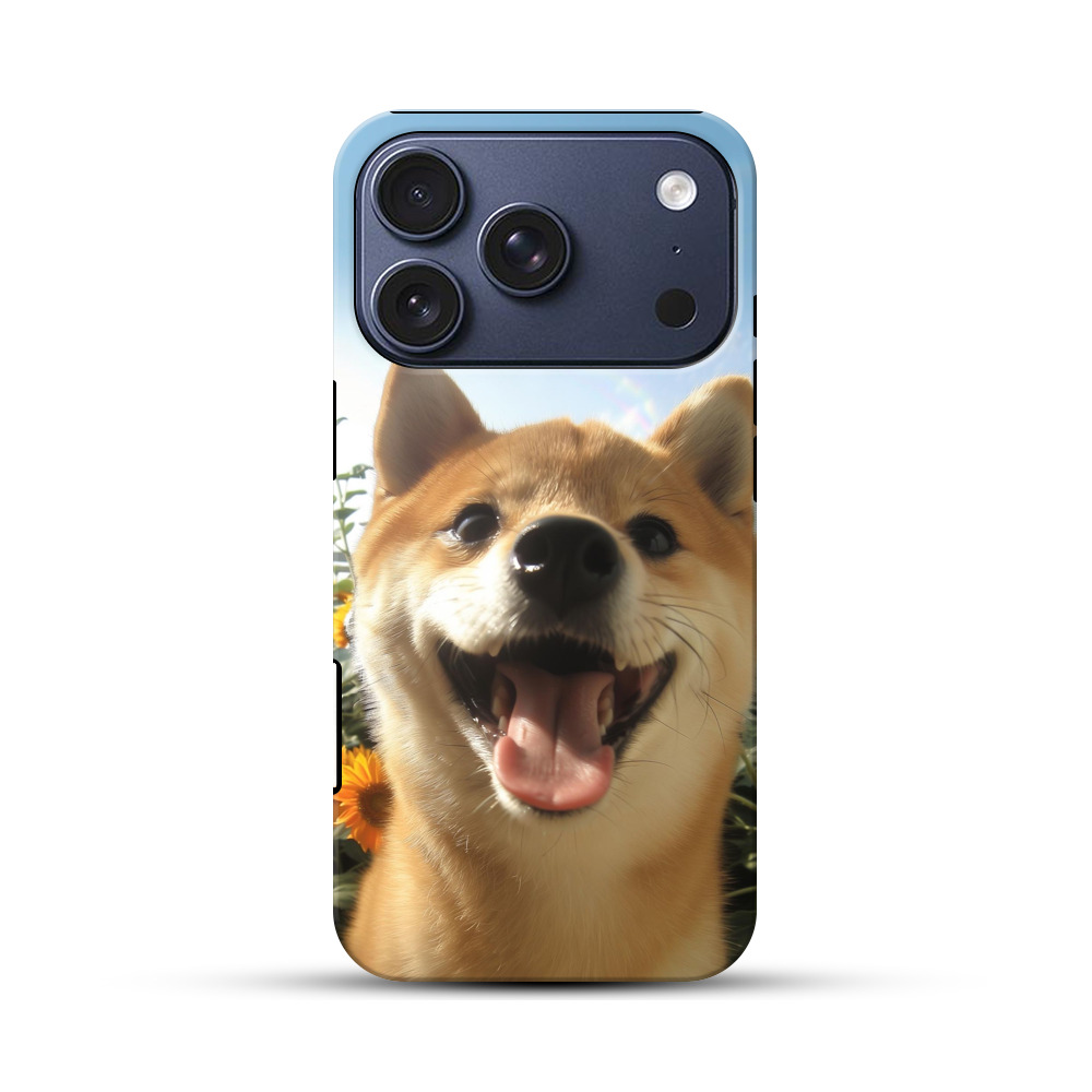 笑顔の柴犬 iPhone 17 Proオリジナルハ耐衝撃ケース