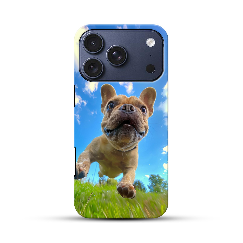 青空とフレンチブルドッグ iPhone 17 Proオリジナルハ耐衝撃ケース