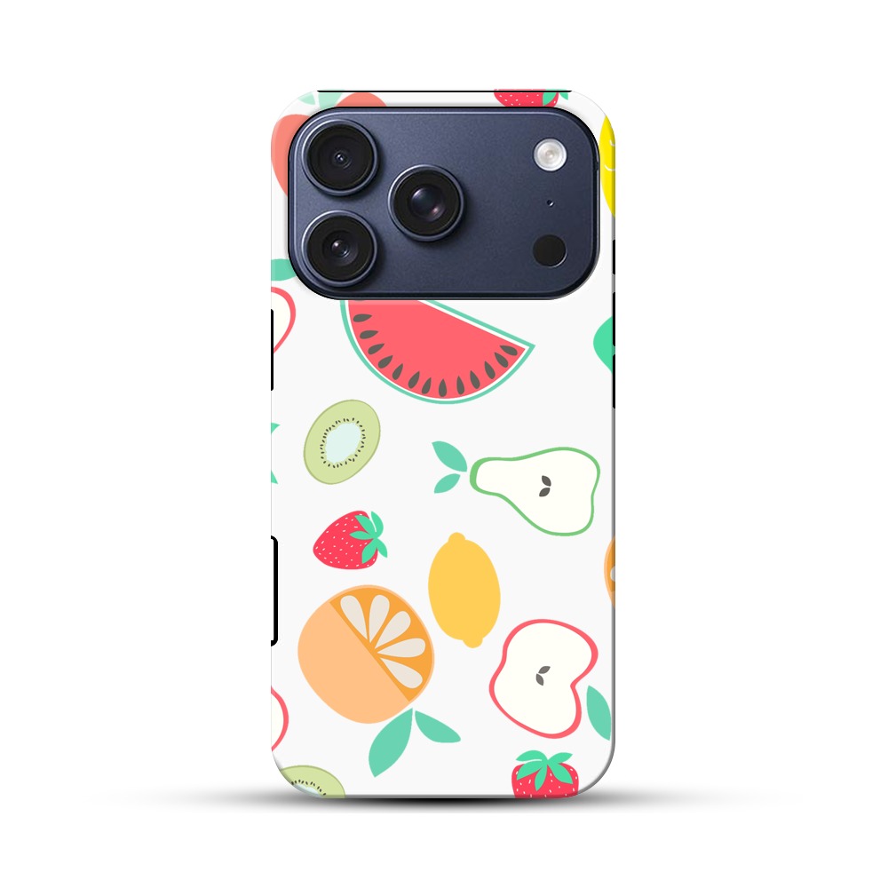 フルーツのパターン iPhone 17 Proオリジナルハ耐衝撃ケース