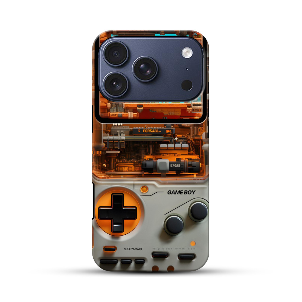 透明ゲームボーイ内部 iPhone 17 Proオリジナルハ耐衝撃ケース