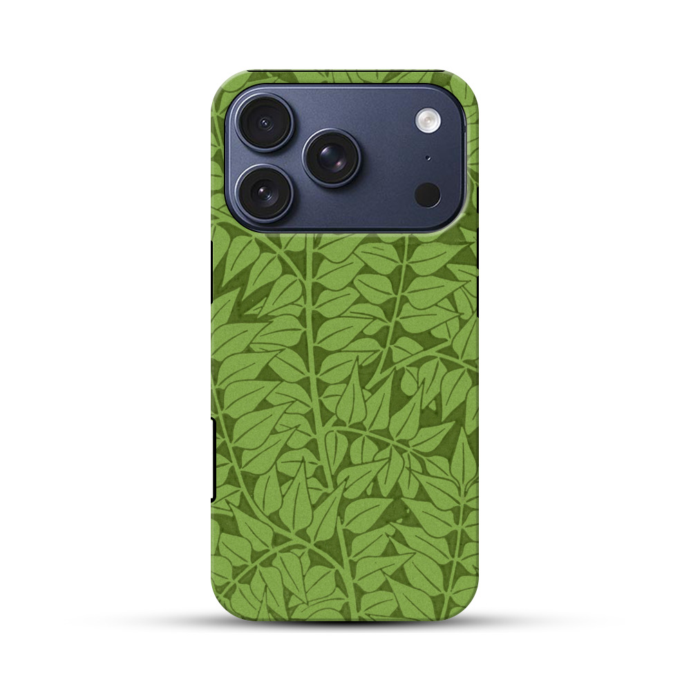 葉の模様 iPhone 17 Proオリジナルハ耐衝撃ケース