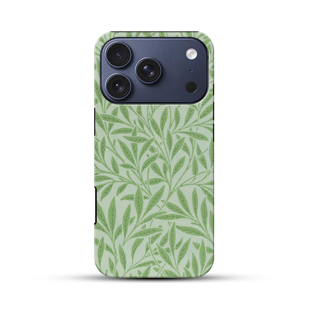 葉の模様 iPhone 17 Proオリジナルハ耐衝撃ケース