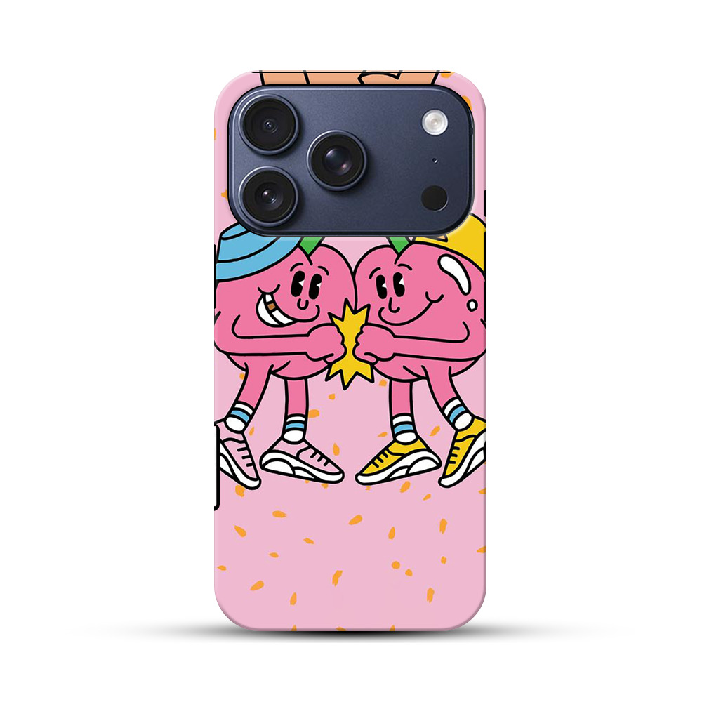 ハイファイブチェリーキャラクター iPhone 17 Proオリジナルハ耐衝撃ケース