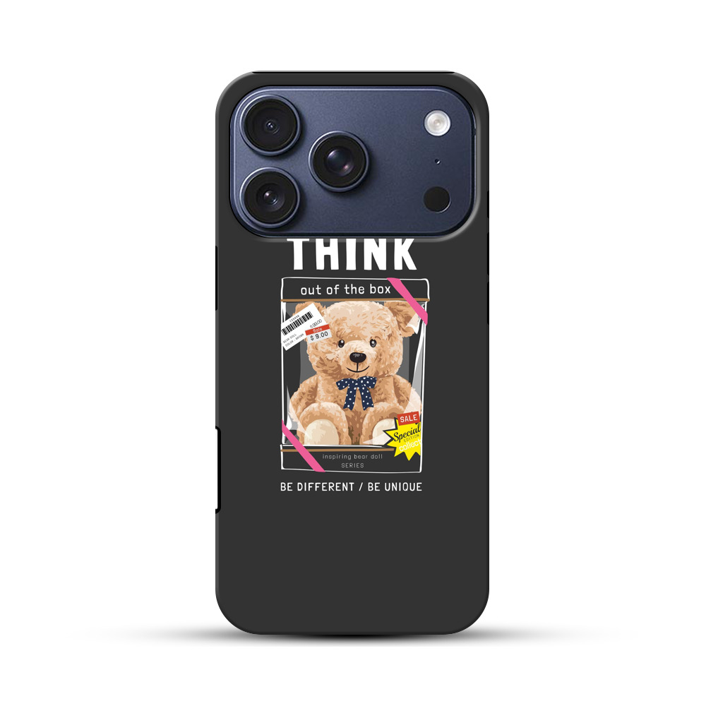 箱に入ったテディベア iPhone 17 Proオリジナルハ耐衝撃ケース