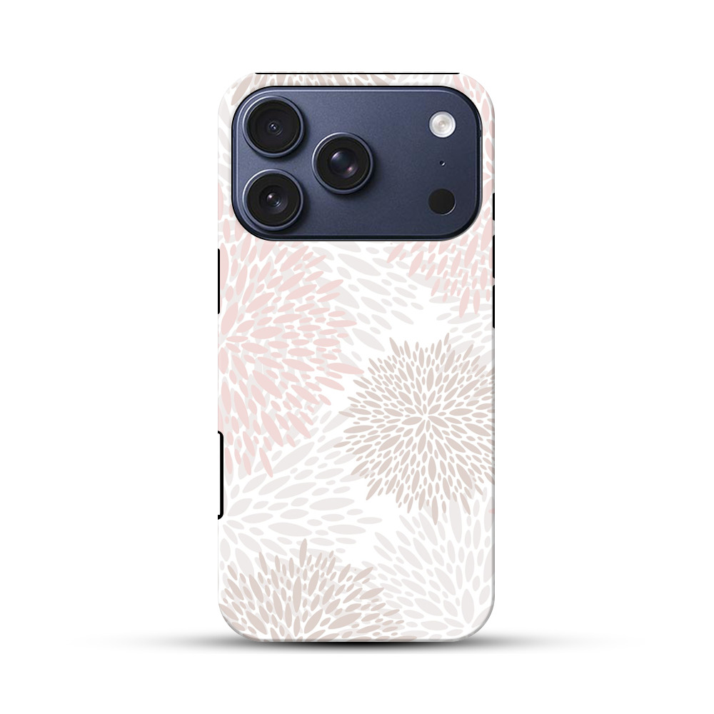 花柄 iPhone 17 Proオリジナルハ耐衝撃ケース