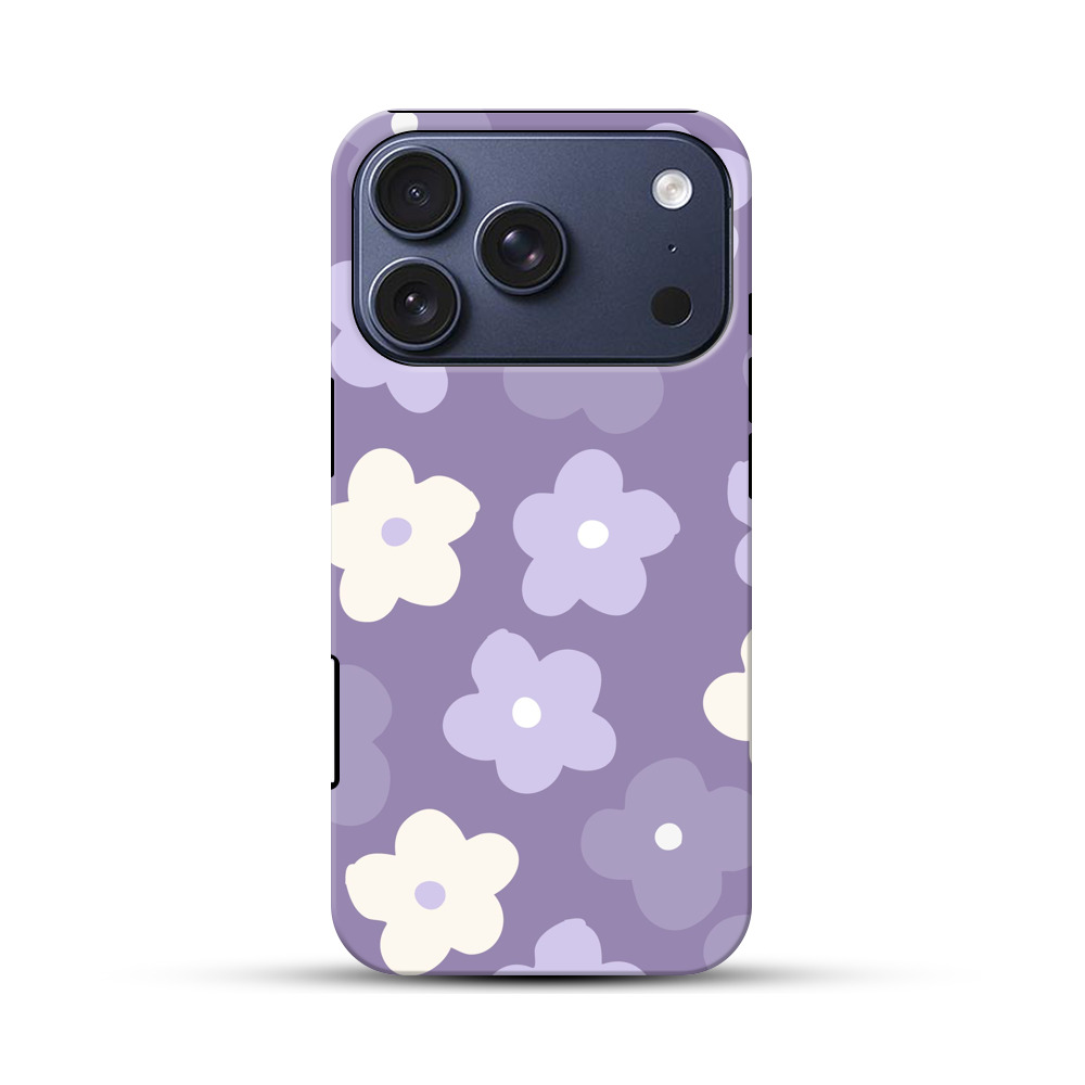 花柄デザイン iPhone 17 Proオリジナルハ耐衝撃ケース