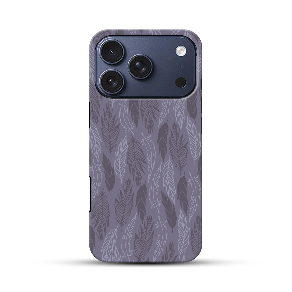 羽根のパターン iPhone 17 Proオリジナルハ耐衝撃ケース