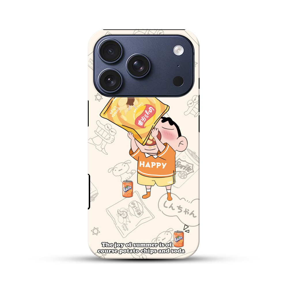 HAPPYポテトチップス iPhone 17 Proオリジナルハ耐衝撃ケース