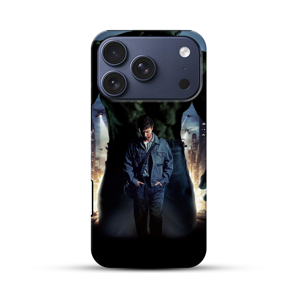 ヒーローと男性対比 iPhone 17 Proオリジナルハ耐衝撃ケース