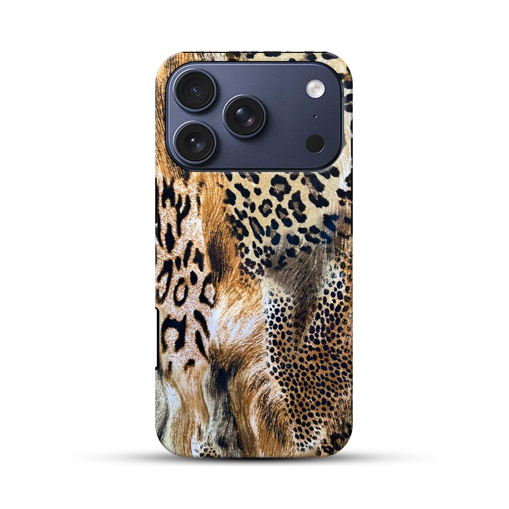 ヒョウ柄 iPhone 17 Proオリジナルハ耐衝撃ケース