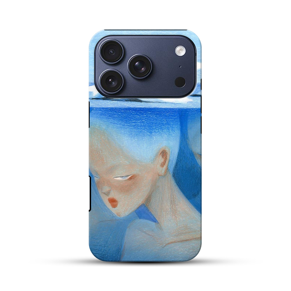 氷山と人の顔の幻想 iPhone 17 Proオリジナルハ耐衝撃ケース