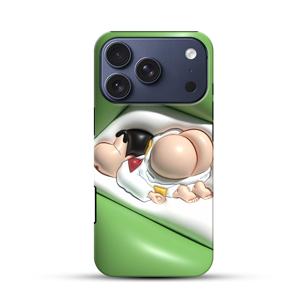 お尻が可愛いキャラ iPhone 17 Proオリジナルハ耐衝撃ケース