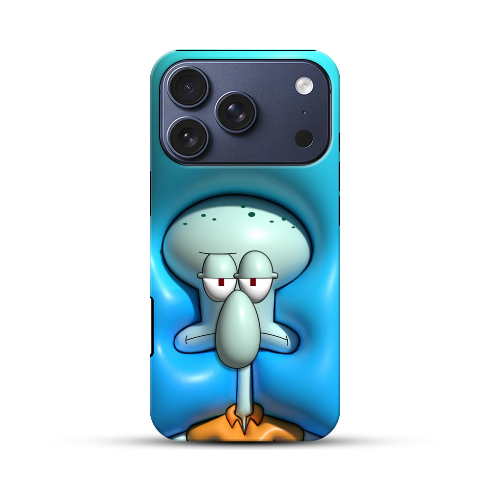 イカのキャラクター iPhone 17 Proオリジナルハ耐衝撃ケース