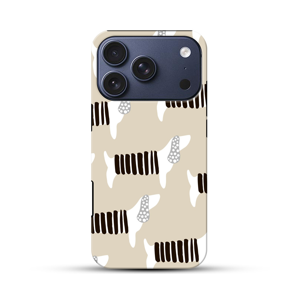 犬の模様 iPhone 17 Proオリジナルハ耐衝撃ケース