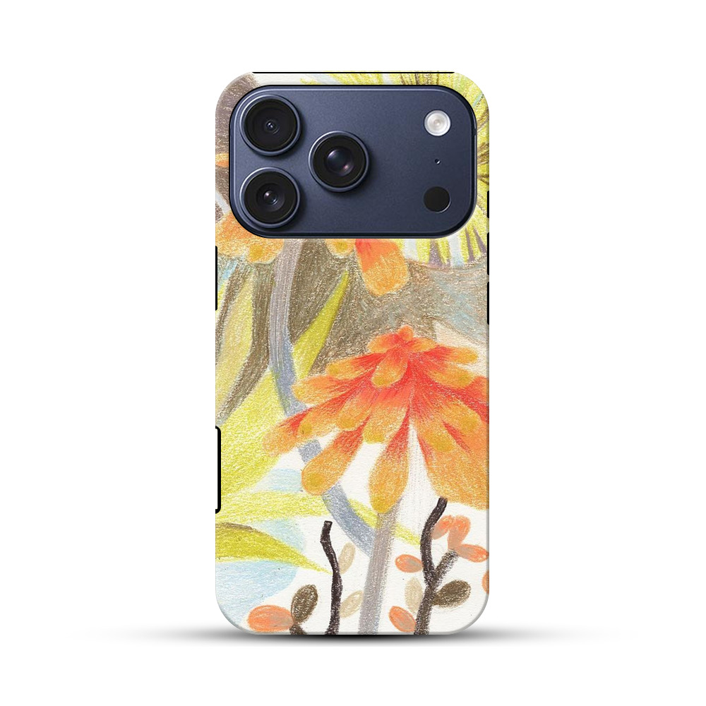 色鮮やかな季節の花々 iPhone 17 Proオリジナルハ耐衝撃ケース